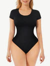 Seamless One-Piece Thong Short Sleeve
